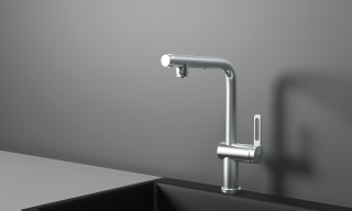 Смеситель для кухни Granula 8169, НЕРЖ Нерж